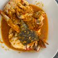 Cooksnap Norlizah Osman Hagstrom semasa beliau membuat Ketam Lemak Cili Padi.