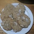 El cooksnap de damian gelves cuando hizo Galletas de avena y banana con nibs de cacao 🥣 sin azúcares 🥚 sin edulcorantes 🥛 sin balanza.