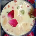 Meenaxhi Tandon का कुकस्नैप जब उन्होंने कस्टर्ड (custurd recipe in Hindi) बनाया था।