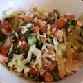 El cooksnap de Jimmy Peña cuando hizo Ensalada de atún con aceitunas, tomate, maíz y queso.