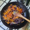 El cooksnap de Viviana Armelino cuando hizo Buñuelos de coliflor y zanahorias sin gluten al horno.