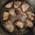 Cooksnap de Elise au pays des merveilles sur la recette Palette de porc fumée à la moutarde