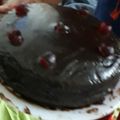 Maaya Khan's cooksnap of when they made Chocolate Cake.
