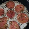 El cooksnap de Roberta Chotro cuando hizo Pizza de arroz inintegral.