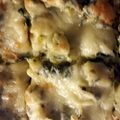 Samantha 's cooksnap of when they made baked spinach macaroni.