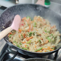 El cooksnap de Franco cuando hizo Chapsui de pollo con arroz.