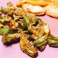 El cooksnap de Irene-Guirao cuando hizo Alcachofas en 8 minutos al microondas 😋👌🏻.