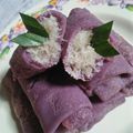 Cooksnap dari ati dewanthi untuk resep Dadar Gulung Ubi Ungu