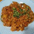 El cooksnap de Conchi Lata cuando hizo Salteado oriental.