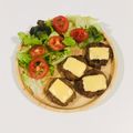 รูป Cooksnap ของ Milada Charlotte เมื่อเขาทำ 《ハンバーグ》เนื้อหมูแฮมเบิร์ก