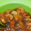 Cooksnap dari Uchik untuk resep Udang Saus Padang