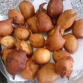 El cooksnap de Mica Panessi cuando hizo Buñuelos dulces.