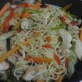 El cooksnap de Joaquín Agesta cuando hizo Wok de vegetales y pollo🍆.