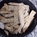 El cooksnap de florencialsantillan cuando hizo Grisines veganos con semillas u orégano.