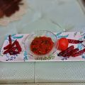 pinky makhija का कुकस्नैप जब उन्होंने रोस्टेड टोमेटो चटनी (roasted tomato chutney recipe in Hindi) बनाया था।