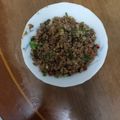 三寶媽 的 黑嚕嚕（皮蛋炒絞肉） cooksnap