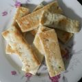 El cooksnap de Diana Suarez cuando hizo Palitos de Queso.