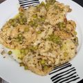 El cooksnap de luigi cuando hizo Cocochas de bacalao en salsa verde.