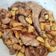 El cooksnap de Eli cuando hizo Conejo al ajillo con patatas y guisantes.