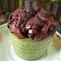 Cooksnap dari Teh Marnie Lawa untuk resep Muffin coklat Simple No Mixer nyoklat bangeet