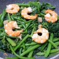 Cooksnap của Bòn Bon khi họ làm theo món Rau bí xào tôm