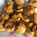 El cooksnap de Elena cuando hizo Pincho de patata con mejillón y mayonesa escabechada.