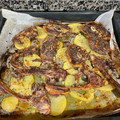 El cooksnap de Rodin cuando hizo Chuletas de cordero al horno.