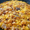 El cooksnap de Encar cuando hizo Arroz montañés.