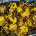 Apeksha sam का कुकस्नैप जब उन्होंने सूखी घुइयां की सब्जी ( Sukhi ghuiyan ki sabji recipe in Hindi बनाया था।