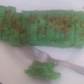 Cooksnap dari widia untuk resep Bolu pandan keju kukus (tanpa telur tanpa mixer)