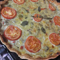 El cooksnap de vvisnuk cuando hizo Tarta de berenjenas 🍆🍆 con salsa blanca y masa integral.
