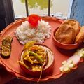 sandhya Dutta 's cooksnap of when they made বেগুনি (beguni recipe in Bengali).