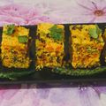 Chandra kamdar का कुकस्नैप जब उन्होंने खमण ढोकला(khaman dhokla recipe in hindi) बनाया था।
