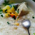 Cooksnap Nur Azliani Amer semasa beliau membuat Sup Ayam tanpa tumis.