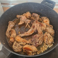El cooksnap de deivich cuando hizo Conejo al ajillo.