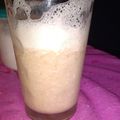 El cooksnap de Eliana Fernandez cuando hizo Licuado de banana y manzana.