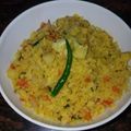 Anushree Das Biswas's cooksnap of when they made চিঁড়ের পোলাও (chirer pulao recipe in Bengali).