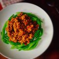 Cooksnap dari Riana Rasyahlee untuk resep Buncis Siram Oncom Pedas