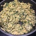 El cooksnap de Mipsiko cuando hizo Cuscús con espinacas y morcilla de cebolla.