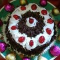 Nazia Parveen's cooksnap of when they made Egg less Black Forest Cake.