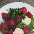 El cooksnap de Man In Black cuando hizo Ensalada veraniega de fresas.