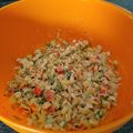 El cooksnap de Blanca Belmont cuando hizo Tostadas de surimi y pepino.