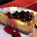 El cooksnap de Alicia Yunis cuando hizo Cheesecake de chocolate blanco y maracuyá.