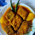 Srilekha Banik's cooksnap of when they made ধোকার ডালনা(dhokar dalna recipe in Bengali).
