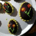 El cooksnap de Damaris Fernandez cuando hizo Glasé real para decorar huevos de chocolate de pascua.