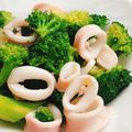 姚佩妘 的 透抽炒花椰菜 cooksnap