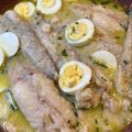 El cooksnap de astrid badia cuando hizo Cazuela de colas de rape con gambas en salsa verde.