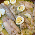 El cooksnap de astrid badia cuando hizo Cazuela de colas de rape con gambas en salsa verde.