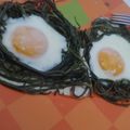 il Alberto Firmani quando ha preparato Nidi di agretti e uova