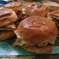 Asma Faryal Khan's cooksnap of when they made Anday wala burger.